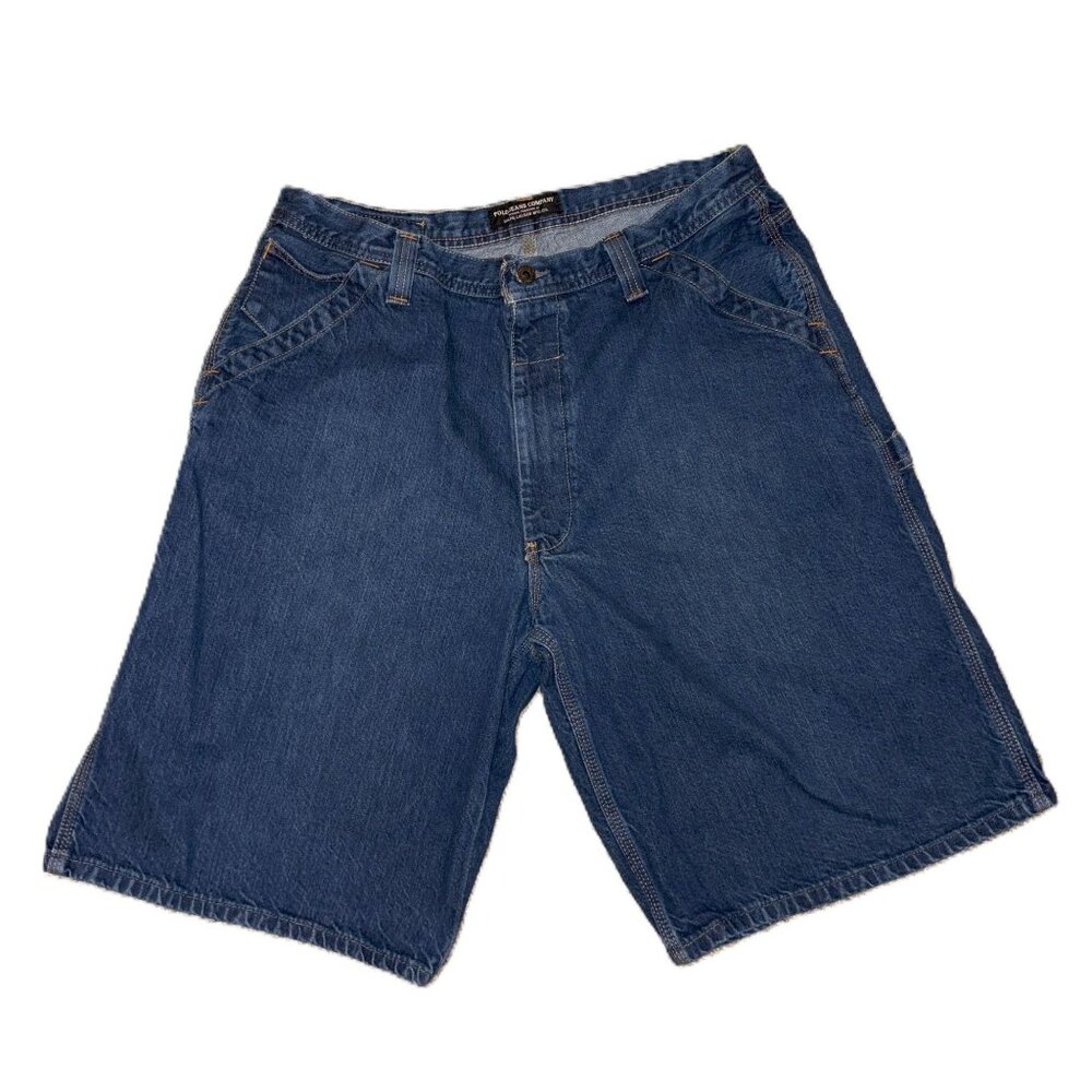 Vintage Y2K Polo Jeans Co. Mens Denim Shorts Size 38 Blue By Ralph Lauren